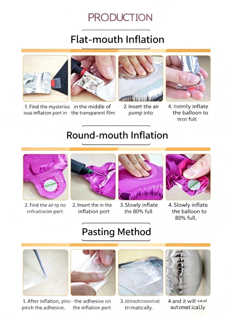 Nestvel Grand Opening Arch Balloon Chain Birthday Balloon Decoration Party Package Set Premium Scene Supplies - Image 5