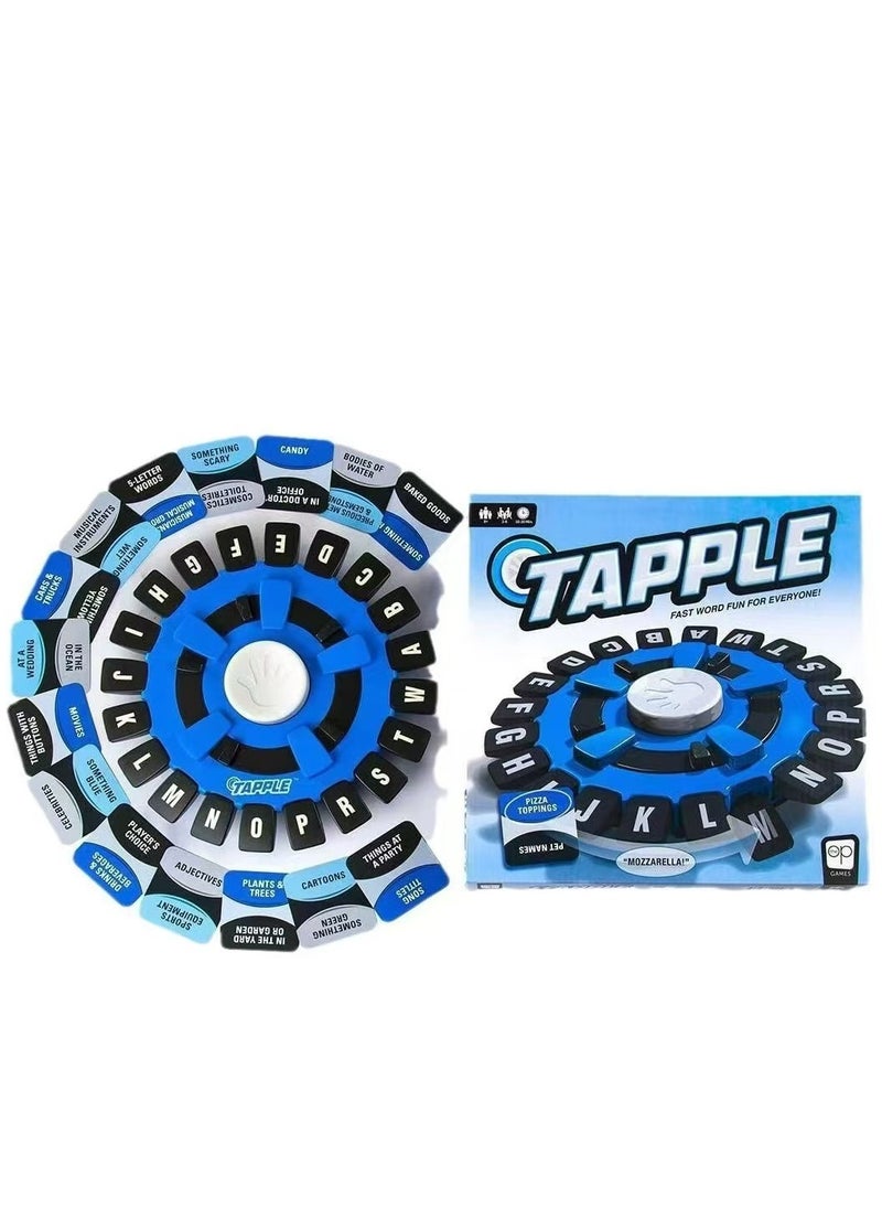 Generic - Kids Tapple Crazy Alphabet Game Board Rapid Pace Family Puzzle Toy Basta letter chessboard - Image 1