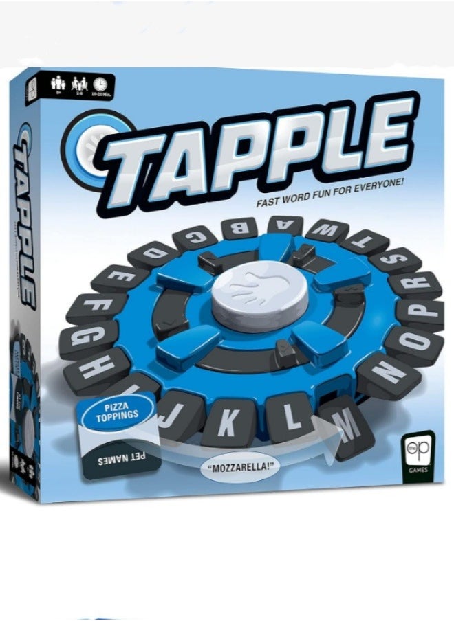 Generic - Kids Tapple Crazy Alphabet Game Board Rapid Pace Family Puzzle Toy Basta letter chessboard - Image 1