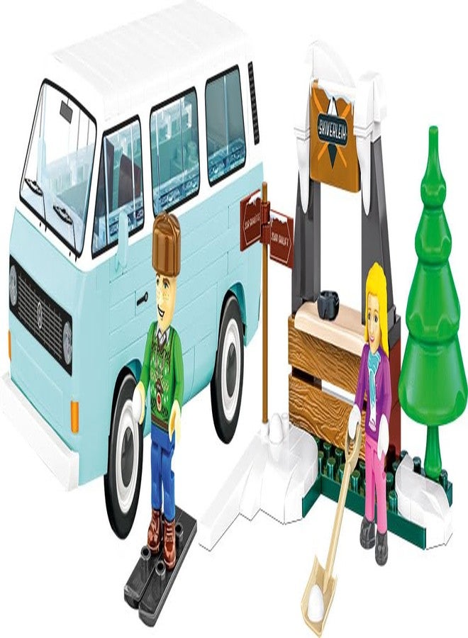 COBI Volkswagen Winter Adventure VW T3 Building Set, 189 Pieces - Image 1