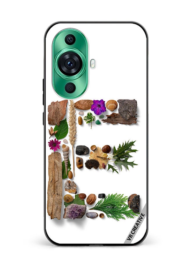 VR CREATIVE Protective Case Cover For Huawei nova 11 Ultra Alphabet E Design Multicolour - Image 1