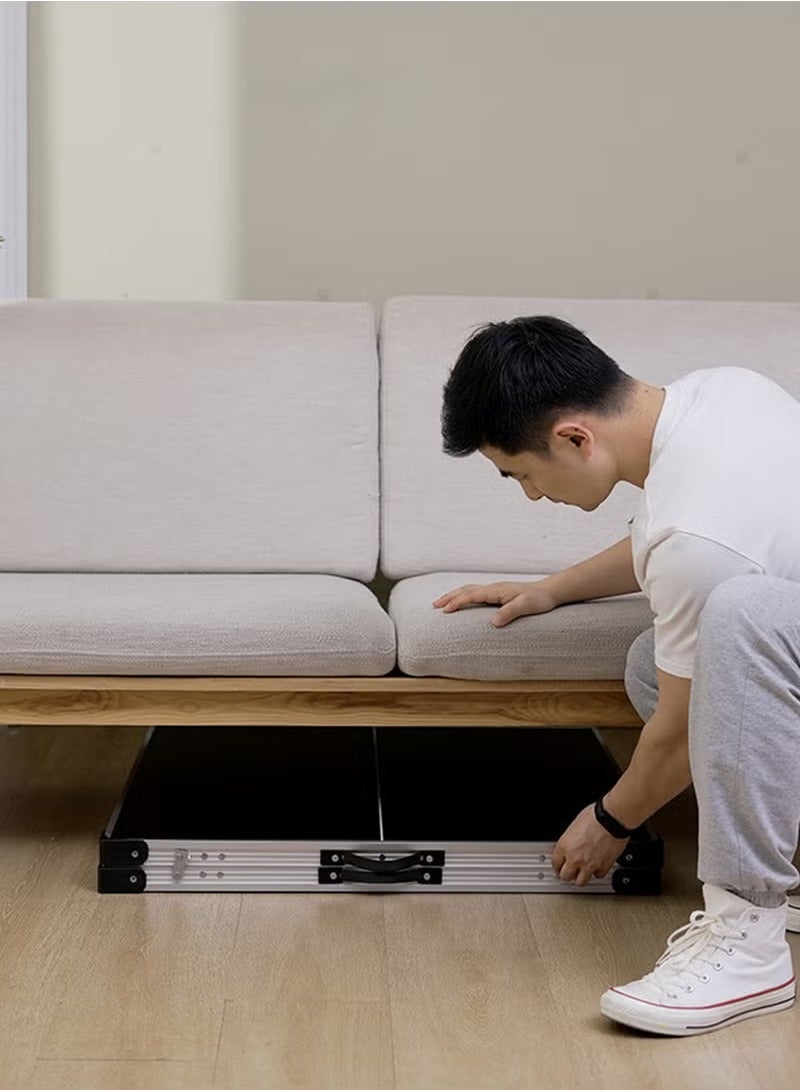 founder Home Indoor and Outdoor Portable Table Tennis Table, Removable and Foldable Portable Table Tennis Table 160*80*55/70CM - Image 5