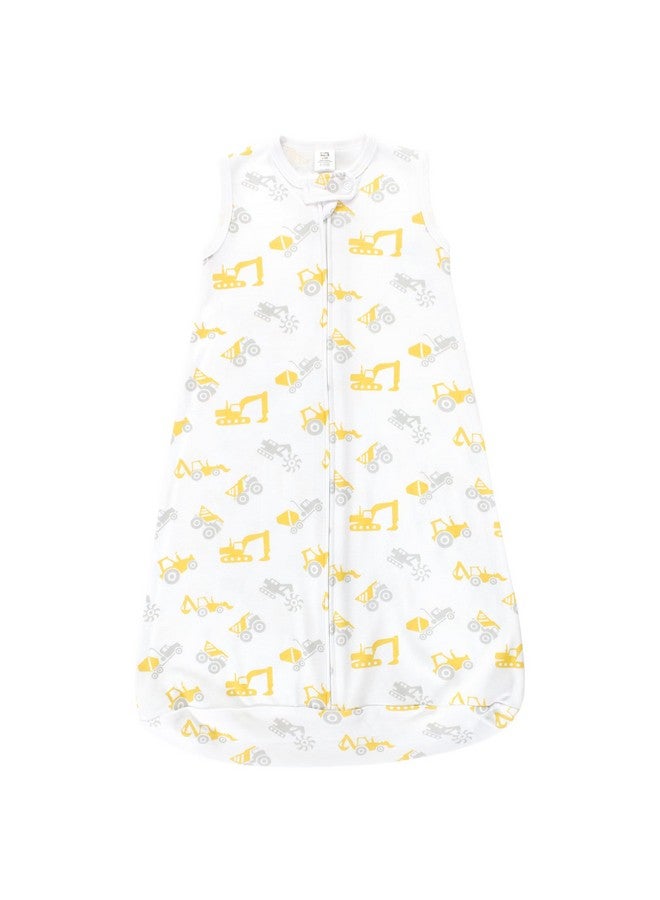 Hudson Baby Unisex Baby Cotton Wearable Sleeping Bag, Sack, Blanket, Construction Vehicles Sleeveless, 12-18 Months - Image 3