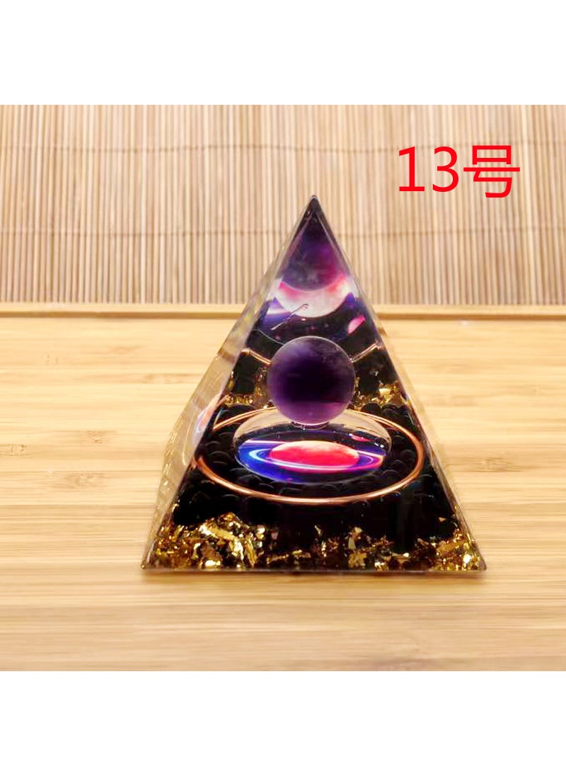 Generic Crystal Shards Energy Pyramid Office Decor No. 13. 