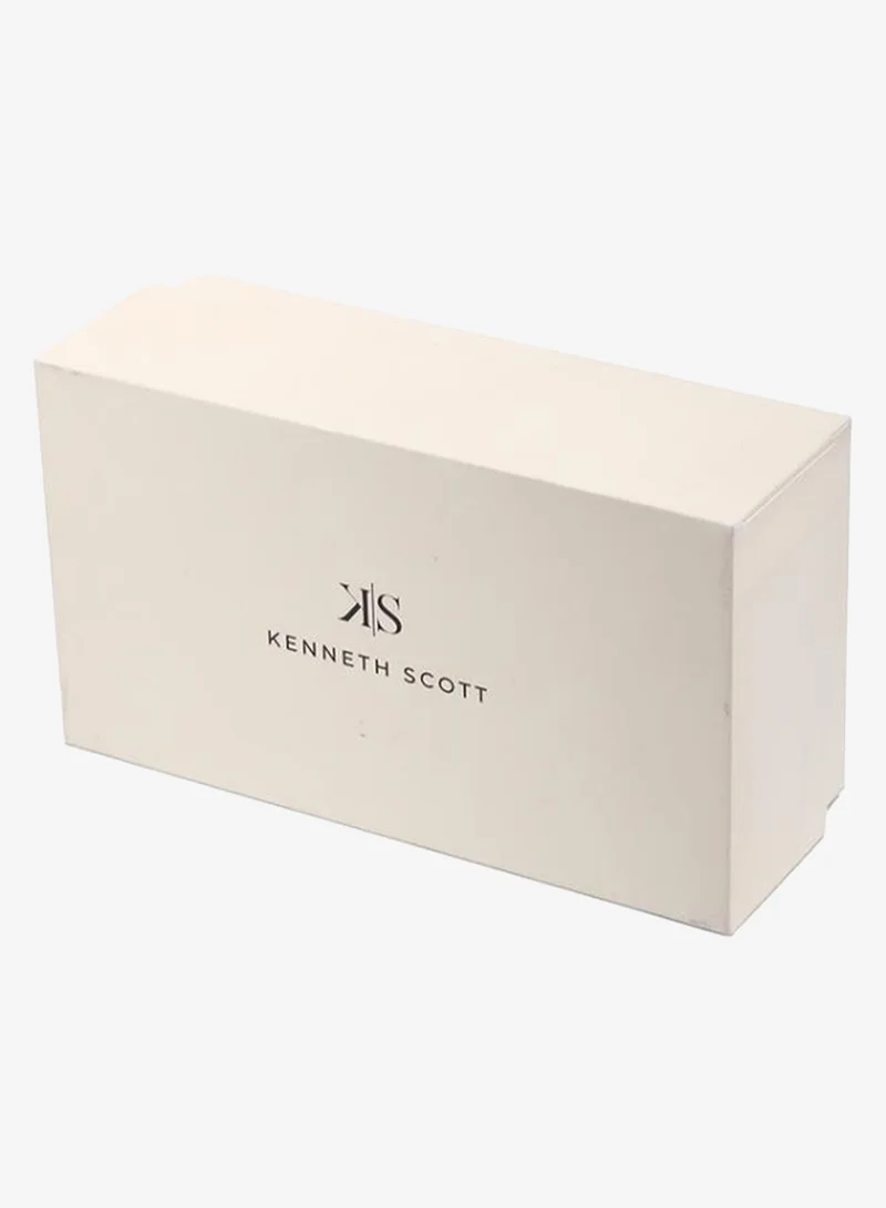 Kenneth Scott black Men's Silicone Analog Watch K25009-SSBX - 43 mm for Men | Best Price UAE