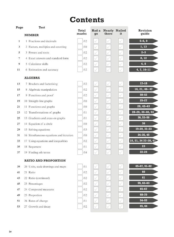 Pearson REVISE Edexcel GCSE Maths (Higher) Ten-Minute Tests - 2025 and 2026 exams (Pearson Revise) - Image 3