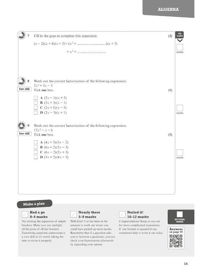 Pearson REVISE Edexcel GCSE Maths (Higher) Ten-Minute Tests - 2025 and 2026 exams (Pearson Revise) - Image 5