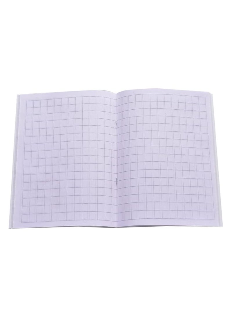 stapled math (squares) notebook 60 sheets 16 * 22 cm pack of 3 notebooks - Multicolour - Image 3