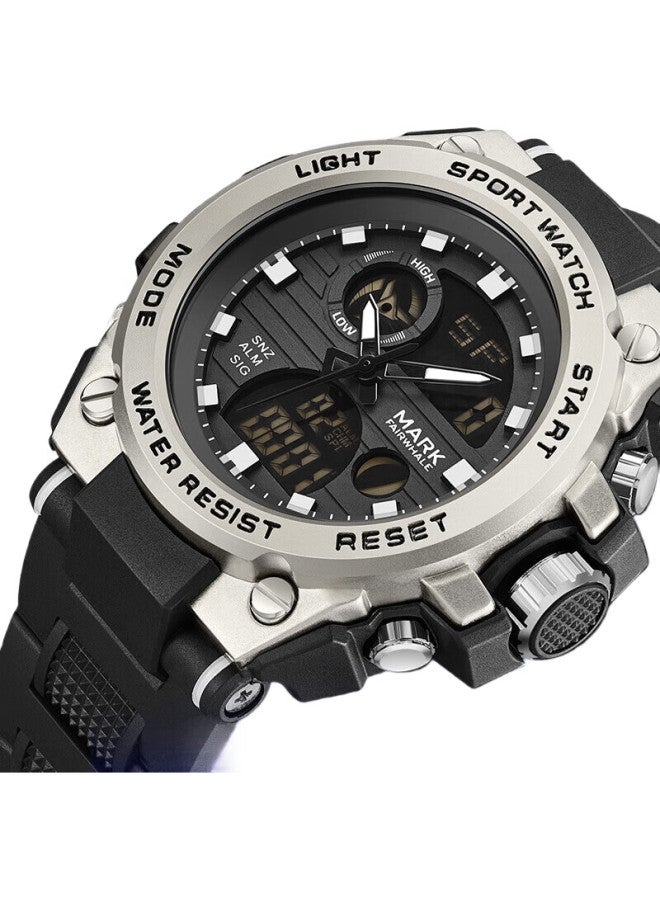 FAIRWHALE Steelheart Men'S Sports Outdoor Multi-Function Electronic Watch Student Waterproof National Watch Wristwatch - Image 2