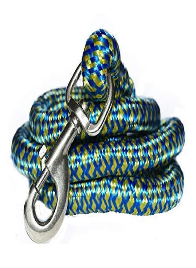 D&C PAWS Giant and Strong Dogs Heavy Rope Leash with Stainless Steel Hook (22 mm, Colour May Vary) - Image 1