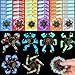 ShinyRelief 24 Pack Valentines Day Cards with Fidget Spinners Glow in The Dark Class Valentines Day Gifts for Kids Party Favors Set Deformable Robot Fidget Toy Exchange Goody Bag Stuffers Game Prize - Image 2