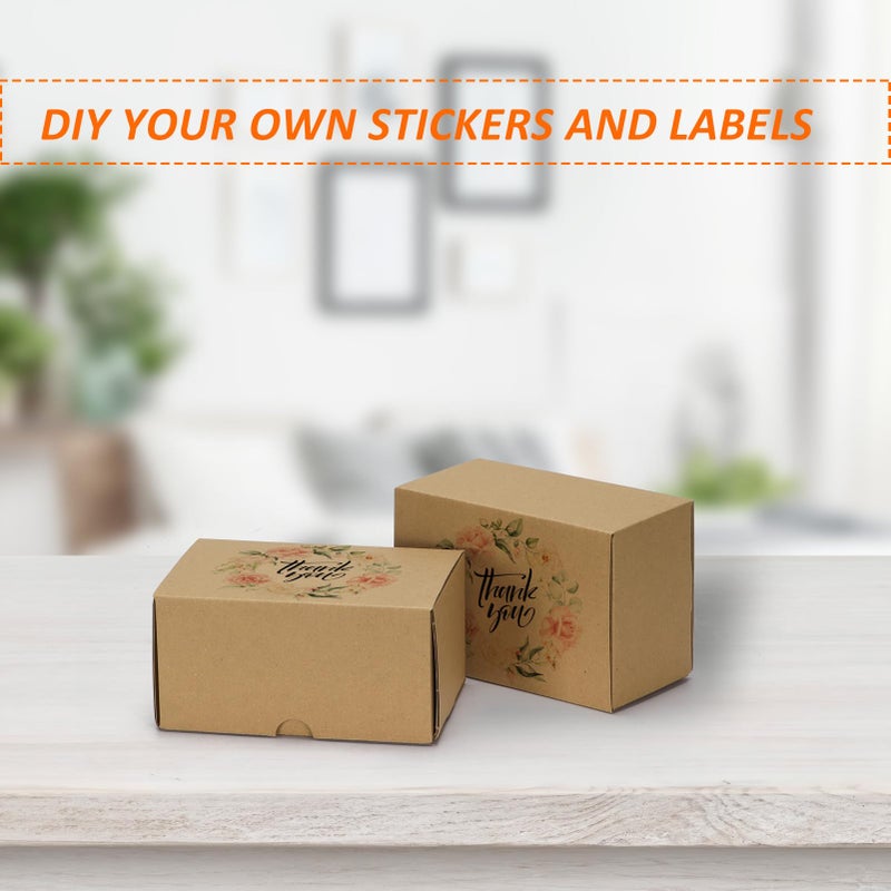HORLIMER 6x4x3 inches Shipping Boxes Set of 40, Brown Corrugated Cardboard Box for Mailing, Packaging, Small Business - Image 4