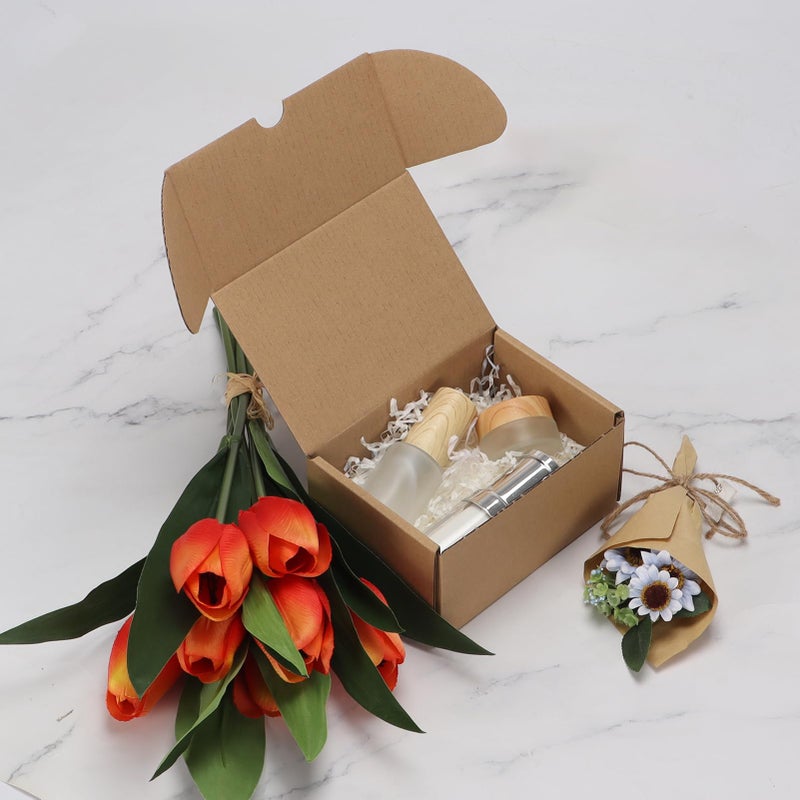 HORLIMER 6x4x3 inches Shipping Boxes Set of 40, Brown Corrugated Cardboard Box for Mailing, Packaging, Small Business - Image 5