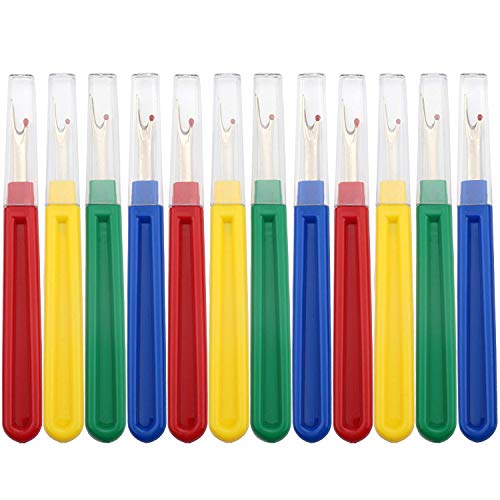 SUBANG 12 Pack Large Size Seam Ripper Sewing Ripper Set for Sewing Cloth - Image 1
