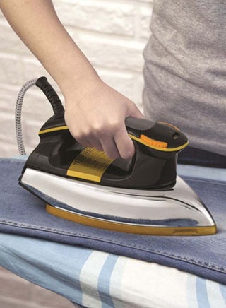 Hand Held Dry Iron Heavy Weight 1200 W F550-B5 Black/Gold/White - view 5