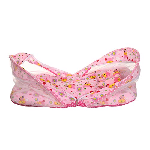 KooKyKooby Baby Mosquito and Insect Protection Net with Bedding (Pink(Space Bunny)) - Image 5