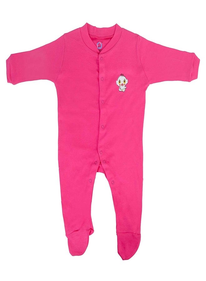 Mini Berry Babyneeds New Born Baby Multi-Color Long Sleeve Cotton Sleep Suit Romper for Boys and Girls Set of 105 - Image 5