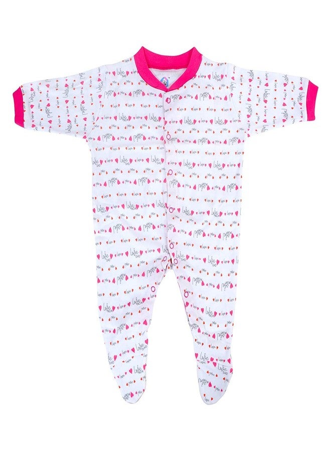 Mini Berry Babyneeds New Born Baby Multi-Color Long Sleeve Cotton Sleep Suit Romper for Boys and Girls Set of 105 - Image 3