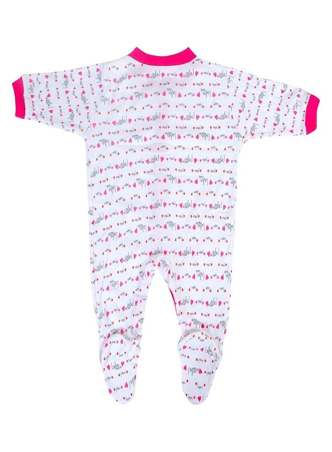 Mini Berry Babyneeds New Born Baby Multi-Color Long Sleeve Cotton Sleep Suit Romper for Boys and Girls Set of 105 - Image 4
