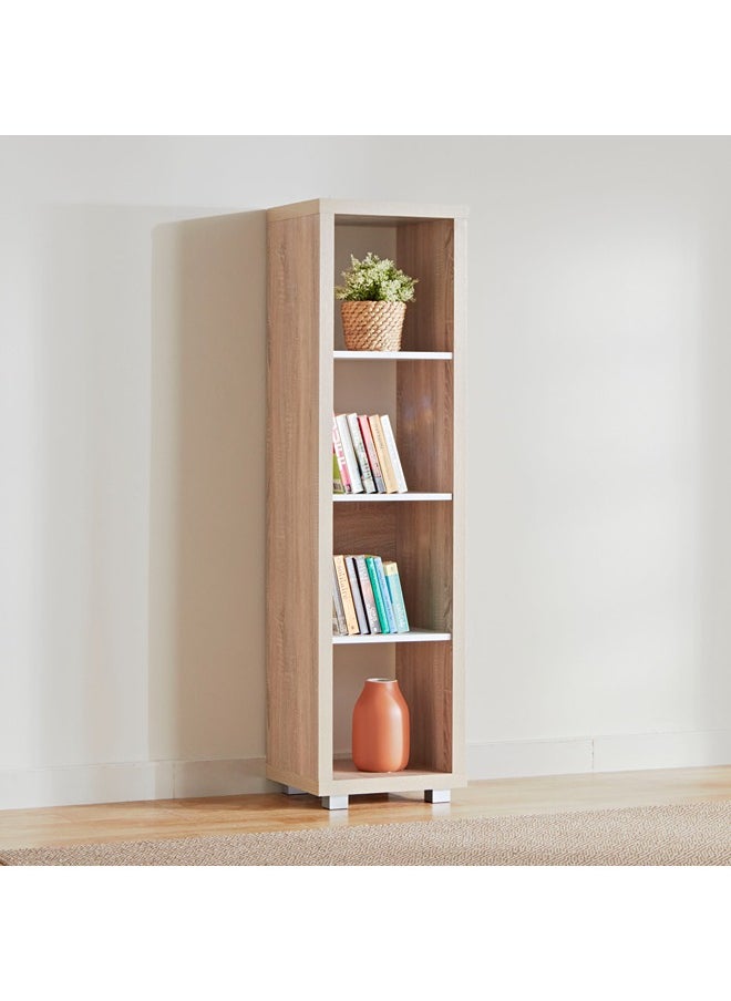 Home Box - Alford Patara 4-Cube Divider Bookcase 40.5 x 150.5 x 35 cm - Image 1