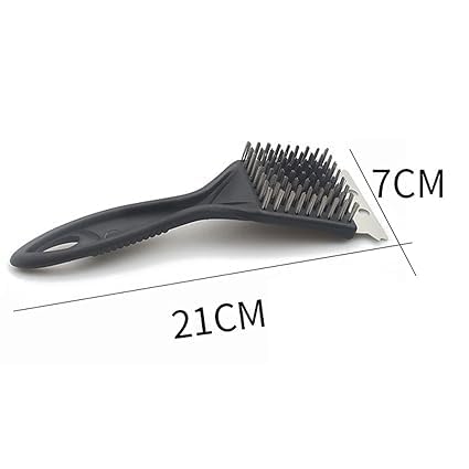 MUGATH Stainless Steel Wire, Grill Cleaning Brush, Heavy Duty Steel Scraper Brush for Oven Household Kitchen Brush Tool Stainless Steel Scrapper & Metal Bristle, Barbecue Oven Cleaner - Image 5