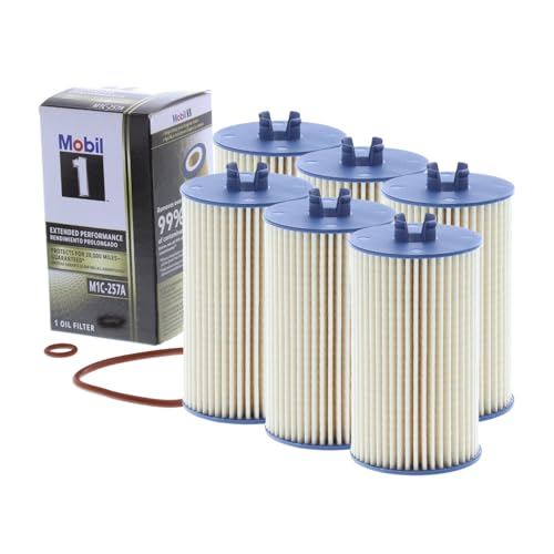 Mobil 1 Extended Performance Oil Filter M1C257A Synthetic Blend High Efficiency 20000 Mile Protection 6 Pack - Image 1