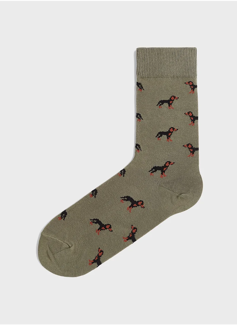 H&M Patterned Socks