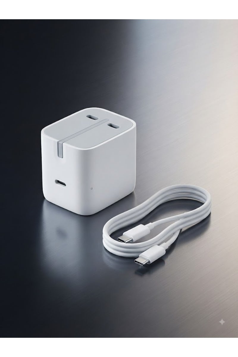 بيونيك محول طاقة USB-C بقدرة 35 واط مع كابل USB-C إلى USB-C – شاحن حائط سريع الشحن، DK1122 - Image 4