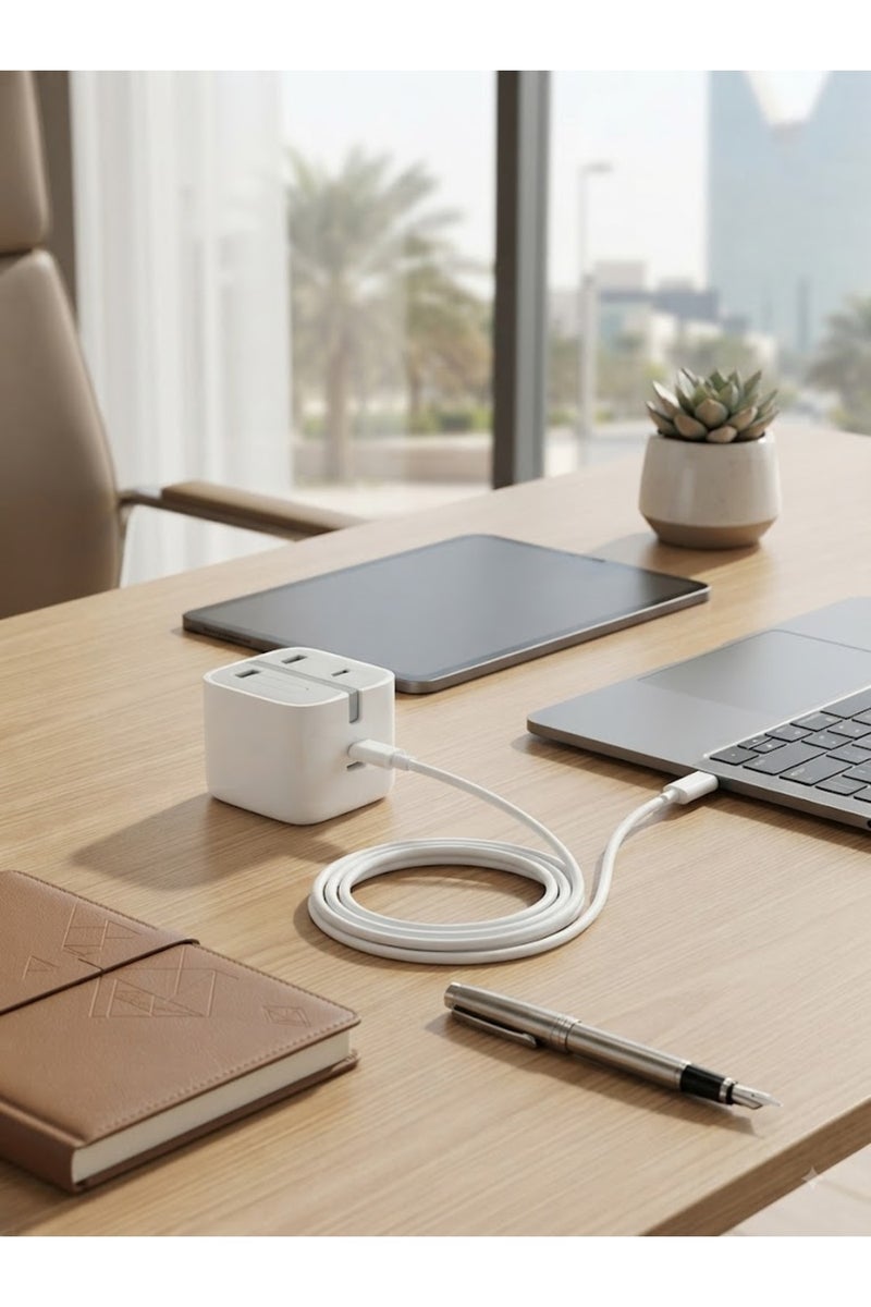 بيونيك محول طاقة USB-C بقدرة 35 واط مع كابل USB-C إلى USB-C – شاحن حائط سريع الشحن، DK1122 - Image 3