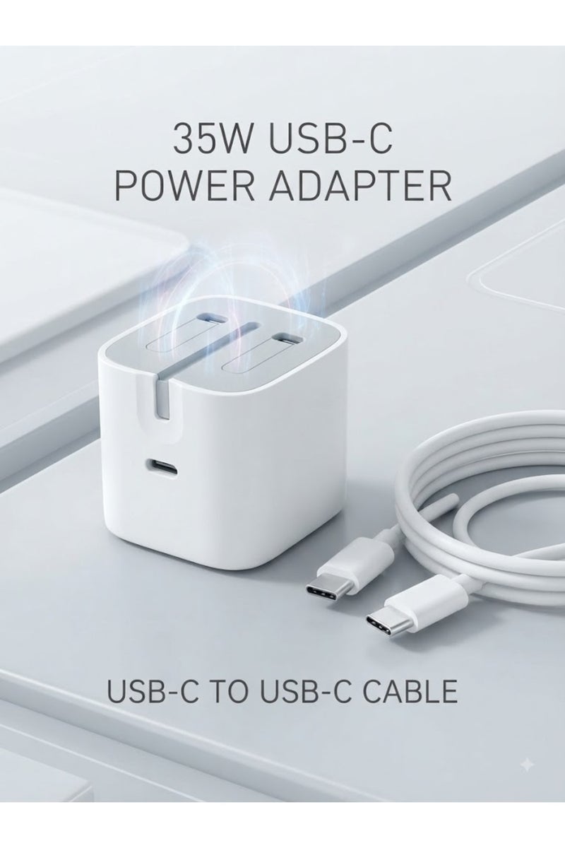 بيونيك محول طاقة USB-C بقدرة 35 واط مع كابل USB-C إلى USB-C – شاحن حائط سريع الشحن، DK1122 - Image 2