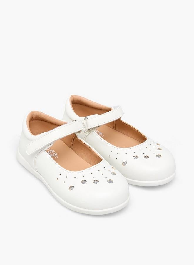 Barefeet Girls Hook & Loop Mary Jane Shoes - Image 3