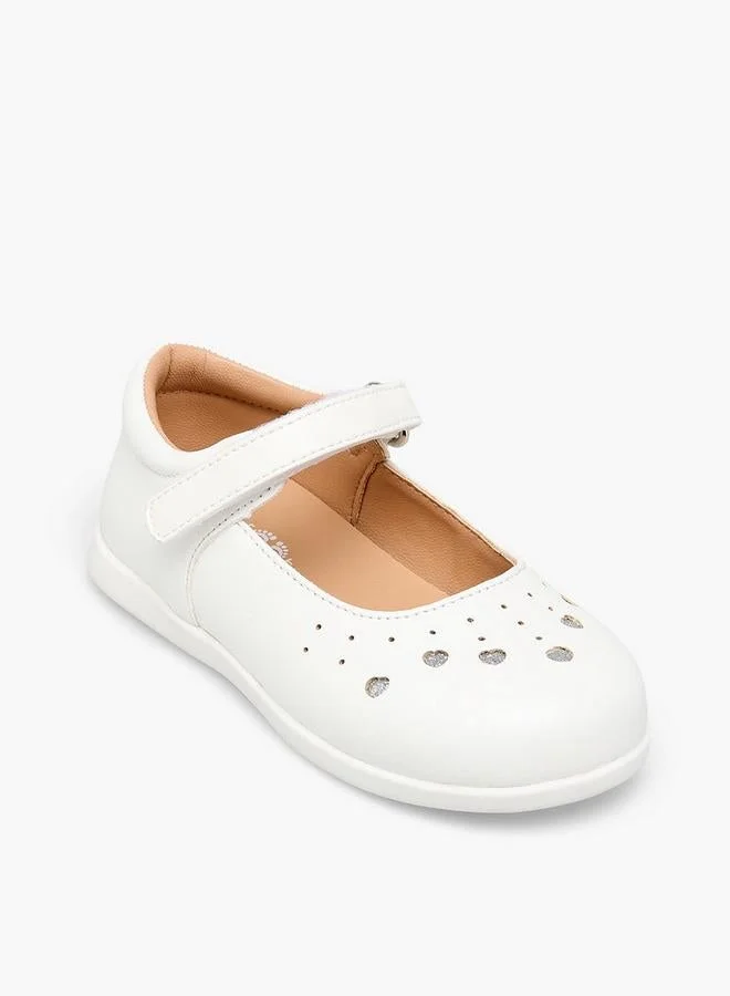 Barefeet Girls Hook & Loop Mary Jane Shoes