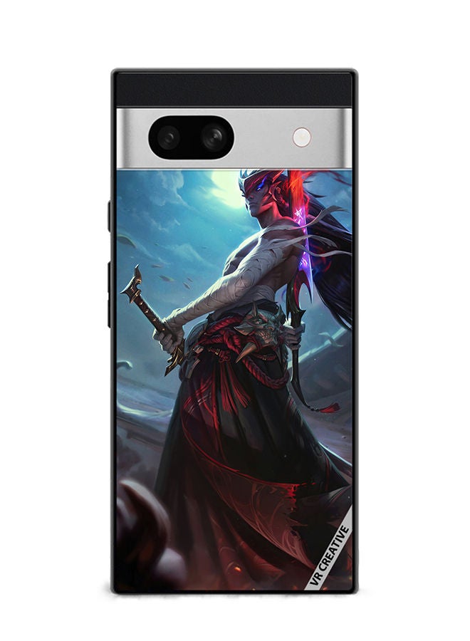 VR CREATIVE Protective Case Cover For Google Pixel 7a Yone League Of Legends Design Multicolour - Image 1