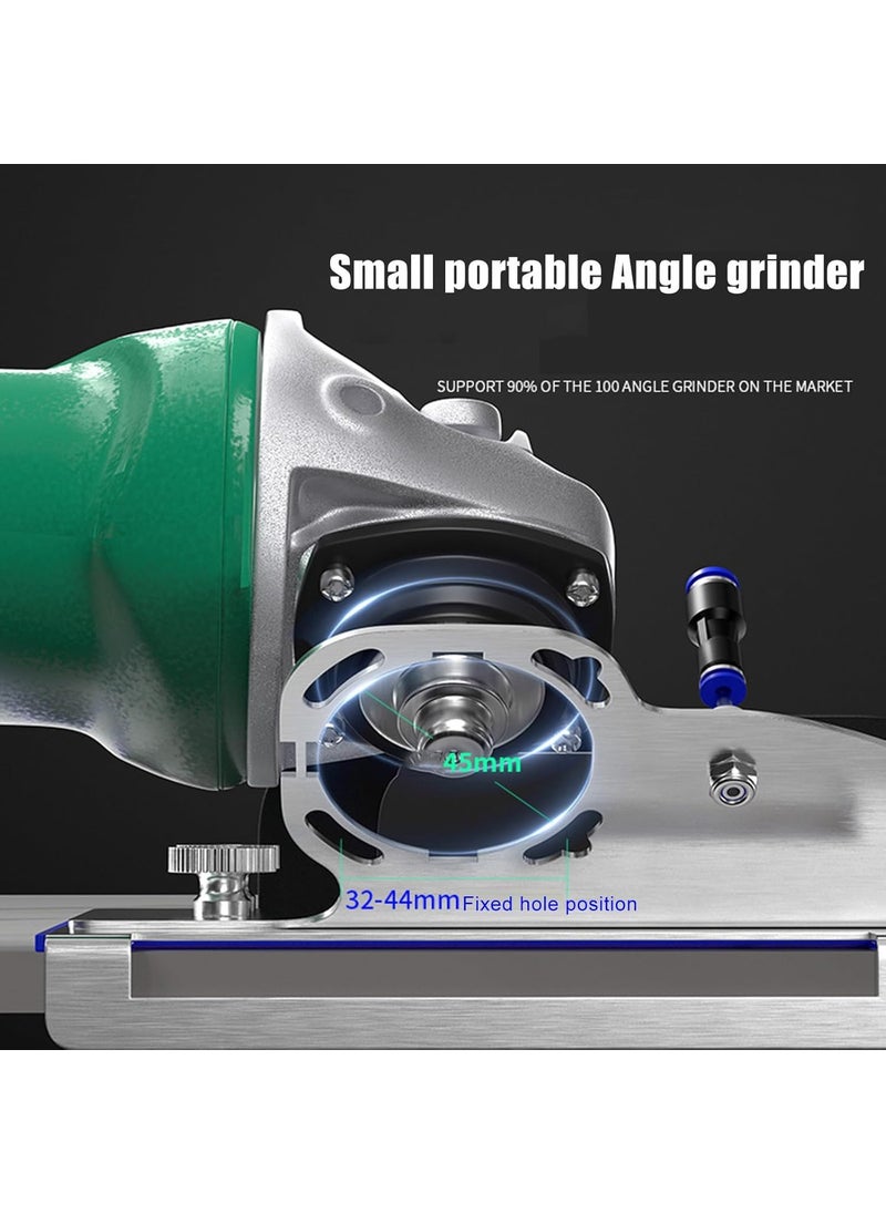 NIKTION NIKTION 45 Degree Angle Tile Chamfering Tool Angle Grinder Stand for Tile 45 Chamfer Cutting Ceramic Tiles Stone Marble Granite Wood Cutting Aluminum Alloy Grinder Tool Chamfer Tile Cutter Tool  - Image 2