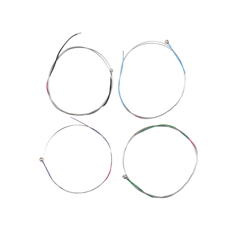 4 PCS Violin Strings for 1/4-1/8 Violins Aluminium Alloy Wound Universal Full Set (GDAE) Fiddle String - Image 1
