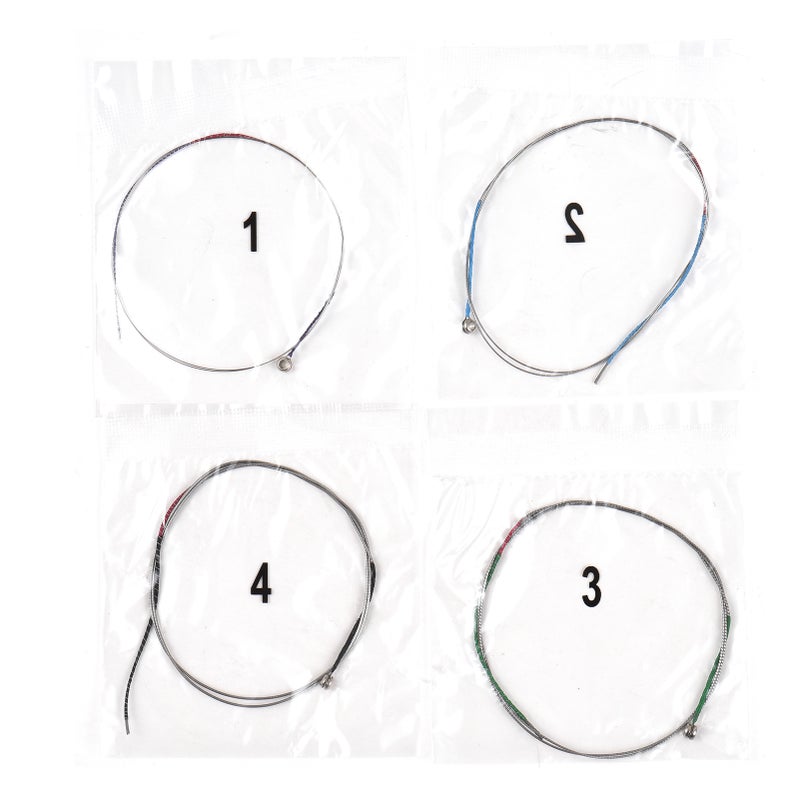 4 PCS Violin Strings for 1/4-1/8 Violins Aluminium Alloy Wound Universal Full Set (GDAE) Fiddle String - Image 5