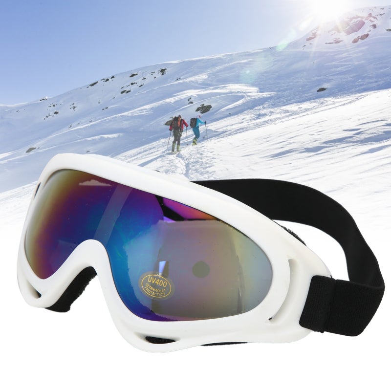 Kids Ski Goggles: Double Layer Anti-Fog Lens, UV Protection - Impact Resistant Spherical Goggles for Outdoor Snow Sports & Enthusiastic Young Skiers - Image 1