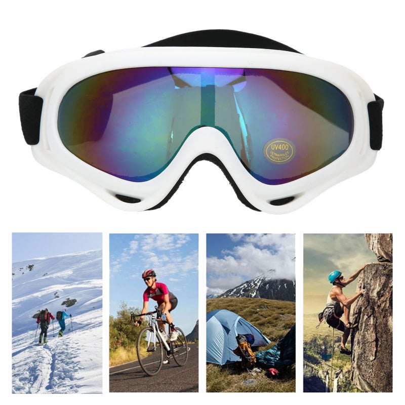 Kids Ski Goggles: Double Layer Anti-Fog Lens, UV Protection - Impact Resistant Spherical Goggles for Outdoor Snow Sports & Enthusiastic Young Skiers - Image 5