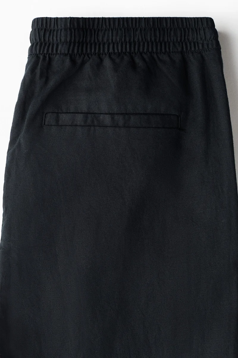 H&M  Regular Fit Linen-blend trousers for Men | Best Price UAE