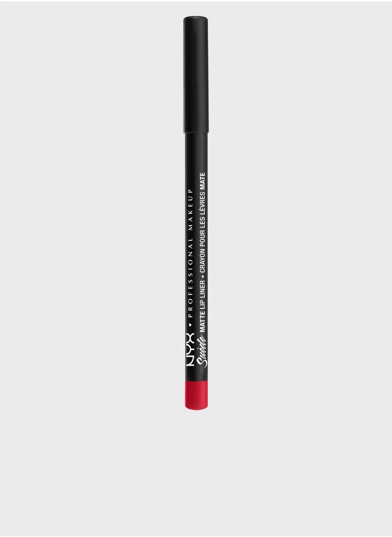 NYX PROFESSIONAL MAKEUP Suede Matte Lip Liner - Spicy