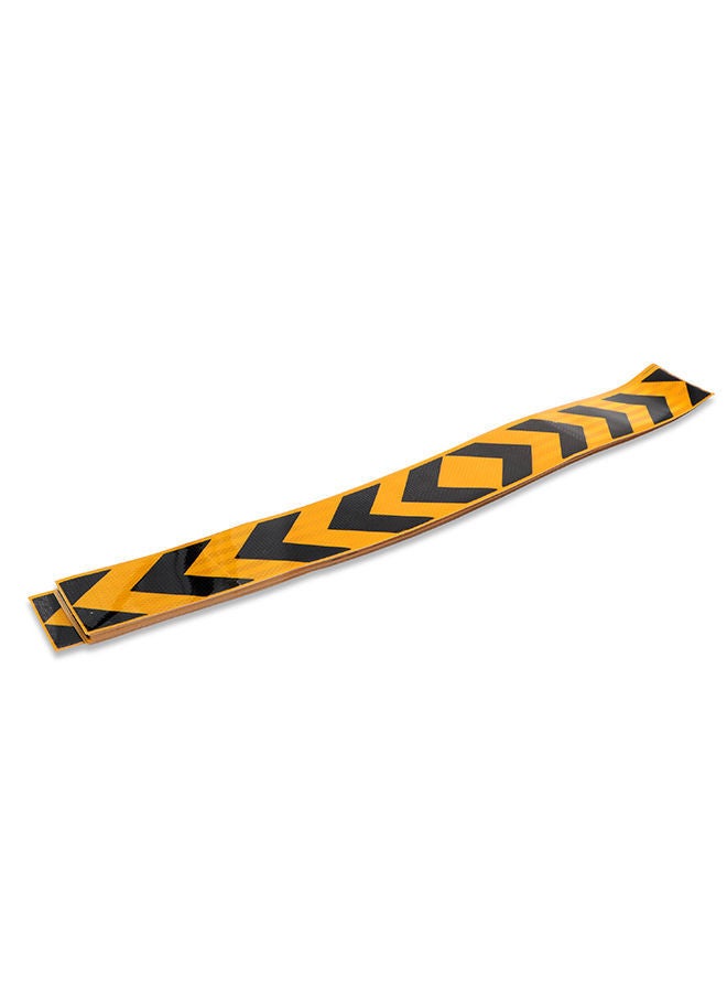 NIBEMINENT Reflective Sticker Yellow/Black 900 x 10 mm 900x10mm - Image 2