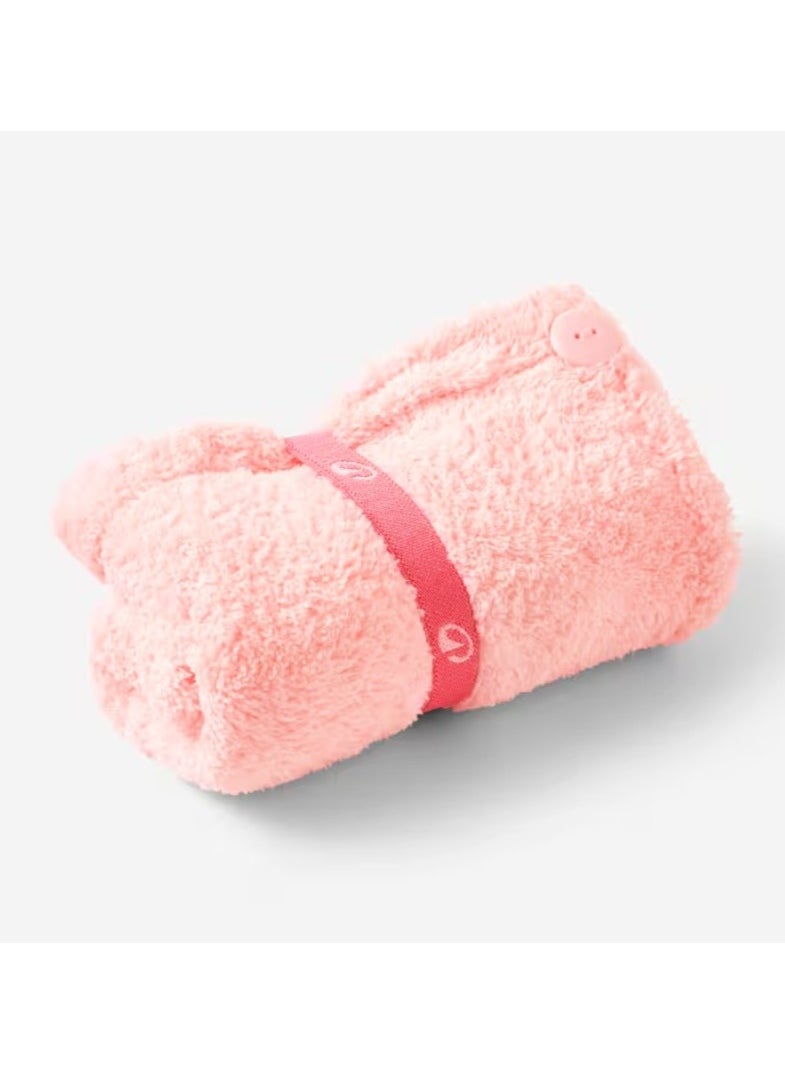 NABAIJI - Swimming Soft Microfibre Hair Towel – Quick Drying, Super Absorbent, Light Pink – Ideal for Post-Swim or Bath Use – Soft & Gentle on Hair - Image 1
