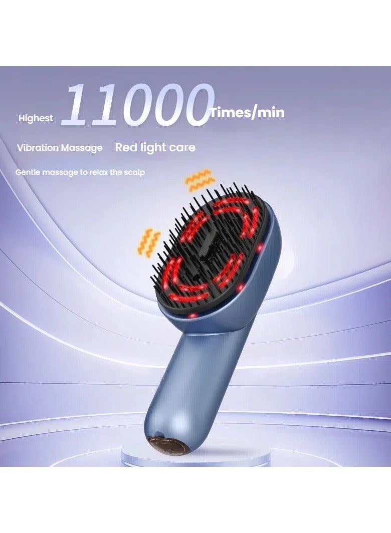 general Portable Red Light Electric Massage Comb, Head Massage + Red Light Hair Care + Hair Comb 3-in-1 Magic Tool - Image 2