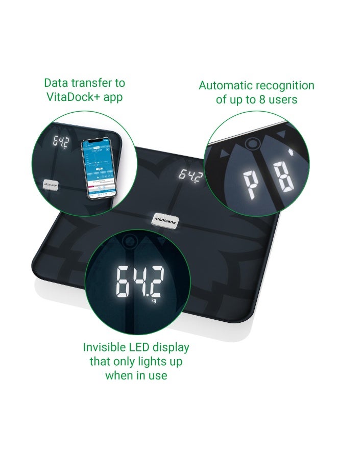 ميديسانا ميزان تحليل الجسم الرقمي ميديسانا BS 450 كونيكت 180 كجم - Image 4