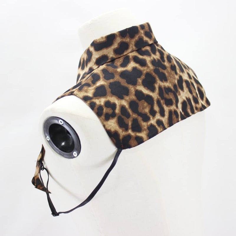 OOCC Stand Fake Collar Detachable Dickey Collar Half Shirt Blouse Leopard Print Shirt Collar False Collar - Image 3