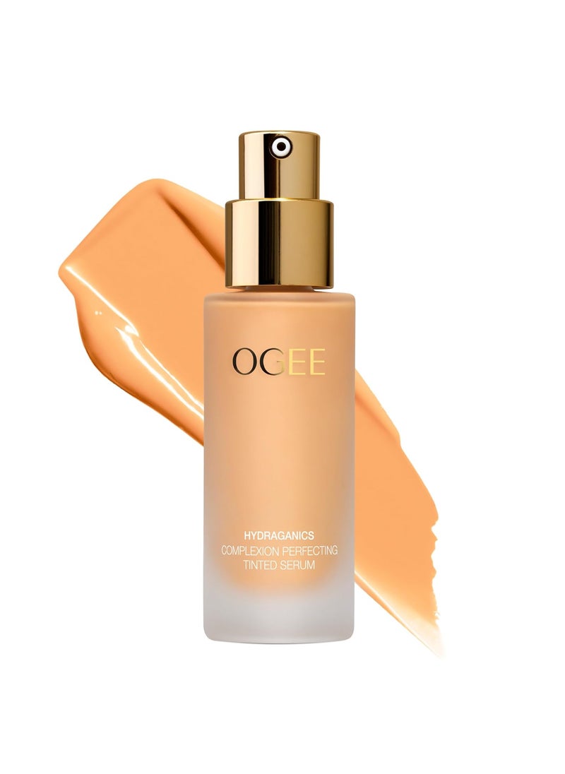 OGEE Ogee Complexion Perfecting Tinted Moisturizer For Face Palmetto 280N  Medium Light Tan Olive Undertones  Lightweight Tinted Serum with Vitamin C  Jojoba Oil  Certified Organic  Made in USA 