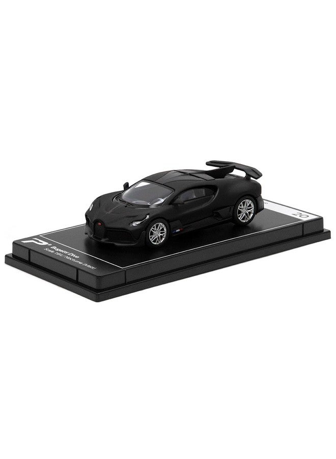PosterCars - 1:64 Scale Bugatti Divo Nocturne Black Hypercar League Collection No.20 - Image 1