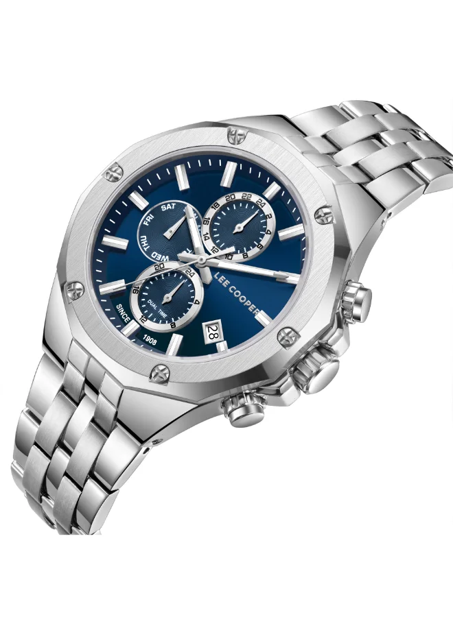 Lee Cooper Men's Metal Multi Function Watch LC08104.390 - 42 mm