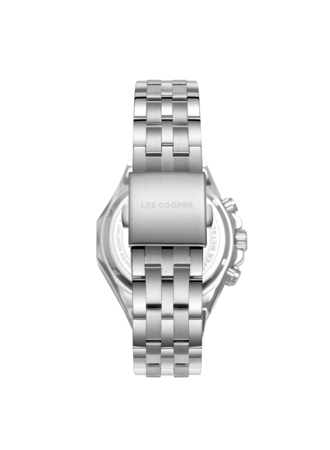 Lee Cooper Dark Blue Men's Metal Multi Function Watch LC08104.390 - 42 mm for Men | Best Price UAE
