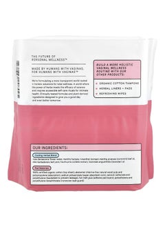 the Honey Pot company The Honey Pot Company, Organic Herbal-Infused Pads with Wings, Postpartum Overnight, 12 Count  - Image 2